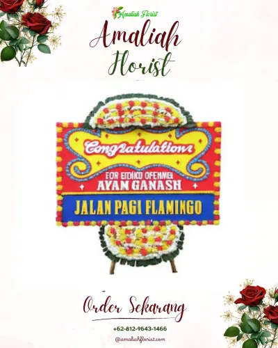 Bunga Papan Congratulation di Wongkaditi Barat